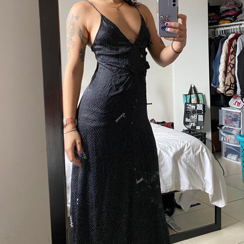 Ganni satin Slip dress